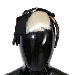 Dolce & Gabbana Black Crystal White Diadem Headband -   -  Dolce & Gabbana.