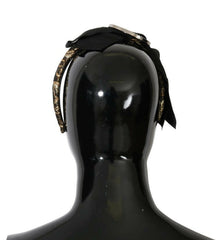 Dolce & Gabbana Black Crystal White Diadem Headband -   -  Dolce & Gabbana.