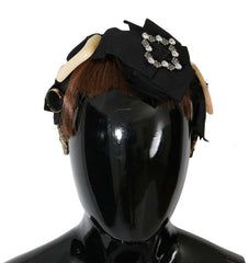Dolce & Gabbana Clear Crystal Brown Hair Headband -   -  Dolce & Gabbana.
