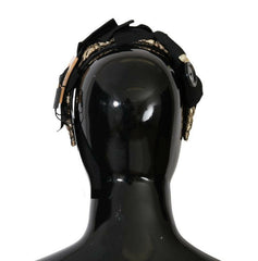 Dolce & Gabbana Clear Crystal Brown Hair Headband -   -  Dolce & Gabbana.