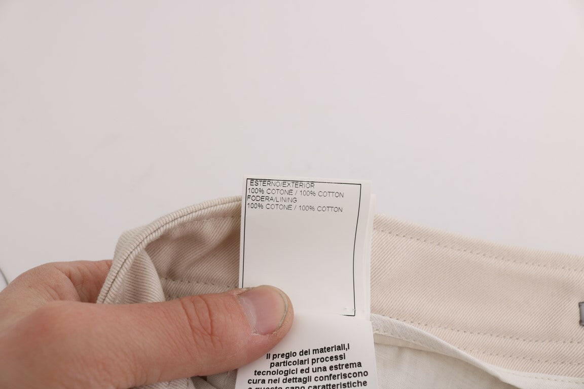 Ermanno Scervino White Slim Fit Casual Jeans -   -  Ermanno Scervino.