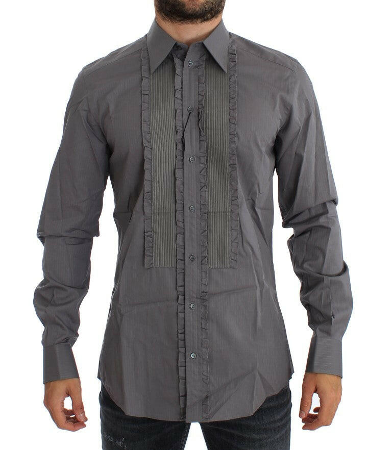 Dolce & Gabbana Purple Torero GOLD Slim Fit Dress Shirt -   -  Dolce & Gabbana.