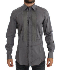 Dolce & Gabbana Purple Torero GOLD Slim Fit Dress Shirt -   -  Dolce & Gabbana.