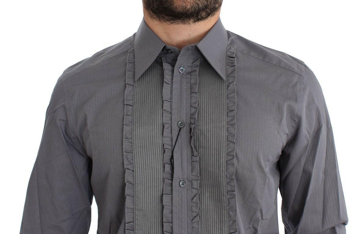 Dolce & Gabbana Purple Torero GOLD Slim Fit Dress Shirt -   -  Dolce & Gabbana.