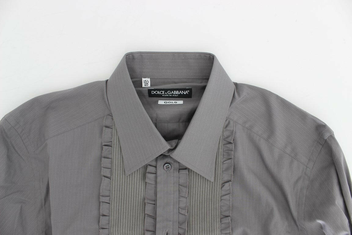 Dolce & Gabbana Purple Torero GOLD Slim Fit Dress Shirt -   -  Dolce & Gabbana.