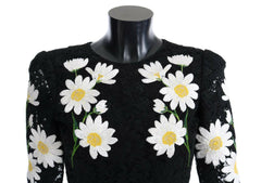 Dolce & Gabbana Black Floral Lace Chamomile Sicily Dress -   -  Dolce & Gabbana.