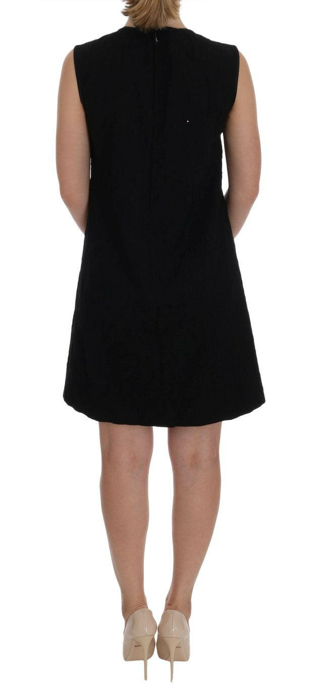 Dolce & Gabbana Black San Valentino Crystal Shift Dress -   -  Dolce & Gabbana.