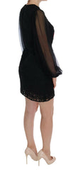 Dolce & Gabbana Black Lace Red Heart Shift Dress -   -  Dolce & Gabbana.
