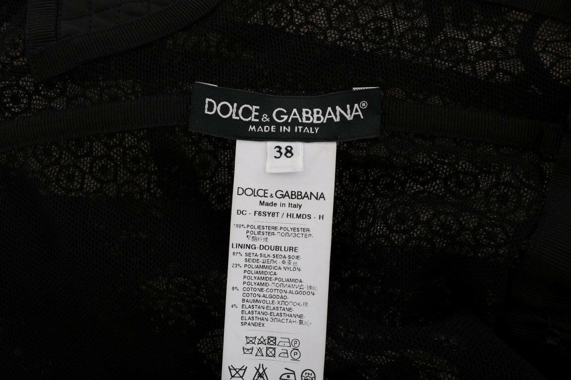 Dolce & Gabbana Black Floral Sheath Dress -   -  Dolce & Gabbana.