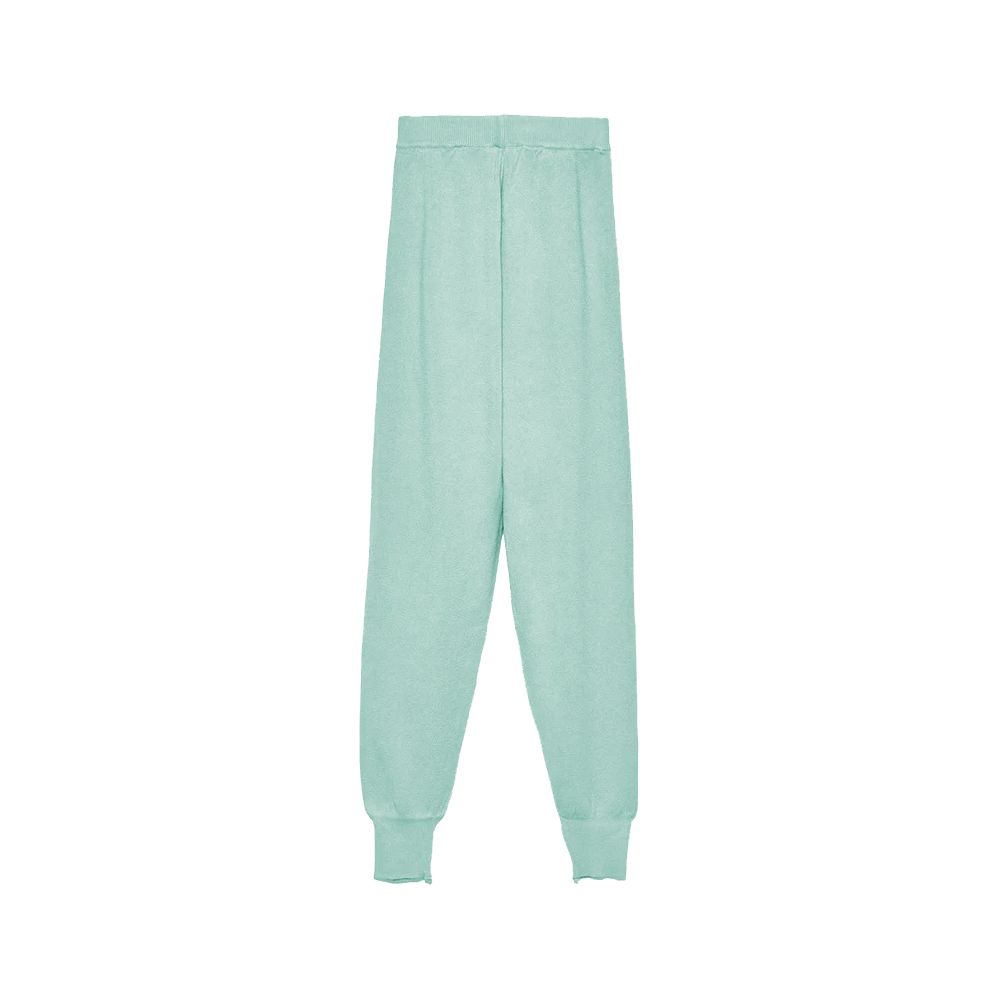 Hinnominate Mint Green Wool Blend Tracksuit Trousers -   -  Hinnominate.