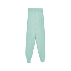 Hinnominate Mint Green Wool Blend Tracksuit Trousers -   -  Hinnominate.