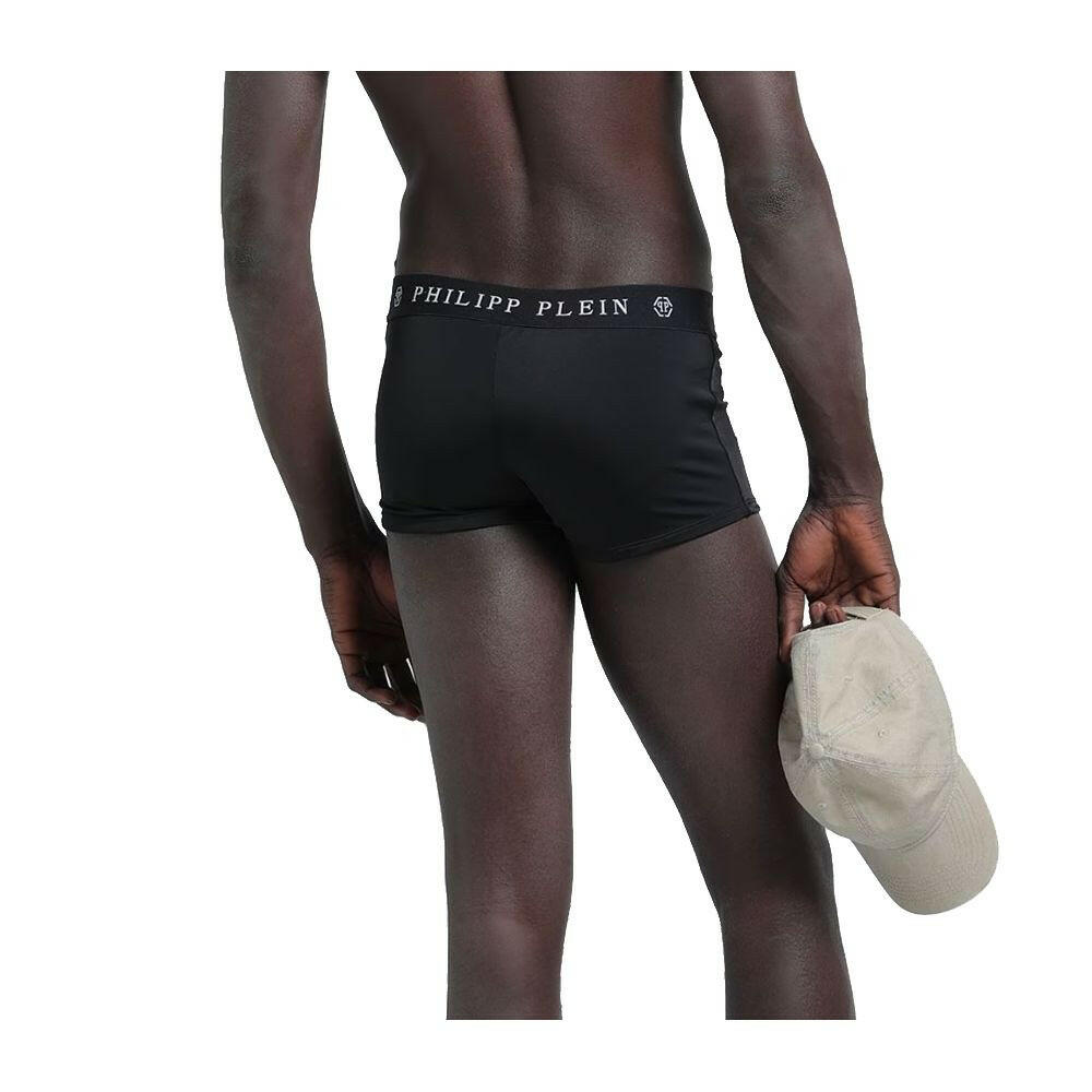 Philipp Plein Black Polyamide Men's Swimwear -   -  Philipp Plein.
