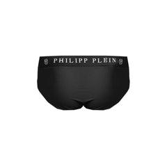 Philipp Plein Black Polyamide Men Swim Brief -   -  Philipp Plein.