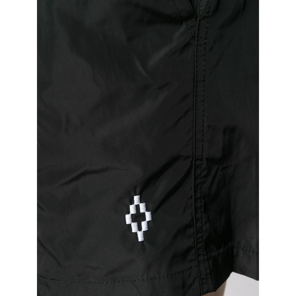 Marcelo Burlon Black Polyamide Men's Swimwear Trunks -   -  Marcelo Burlon.