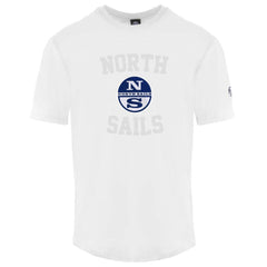 North Sails White Cotton Men's T-Shirt -   -  North Sails.