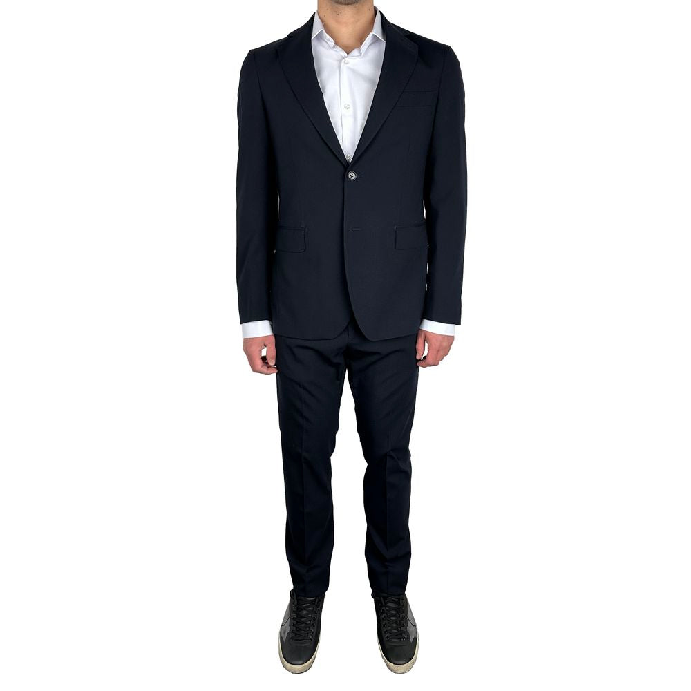 Aquascutum Blue Wool Men's Suit -   -  Aquascutum.