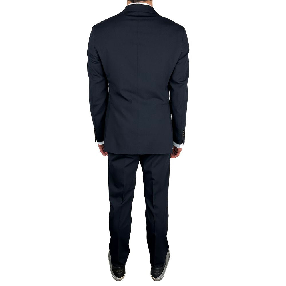 Aquascutum Blue Wool Men's Suit -   -  Aquascutum.