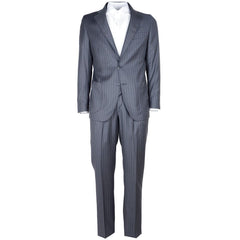 Made in Italy Gray Wool Men's Suit -   -  Made in Italy.