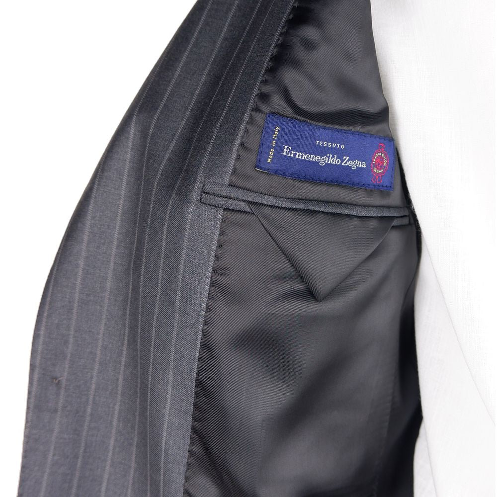 Made in Italy Gray Wool Men's Suit -   -  Made in Italy.