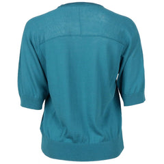 Alpha Studio Green Cotton Sweater -   -  Alpha Studio.