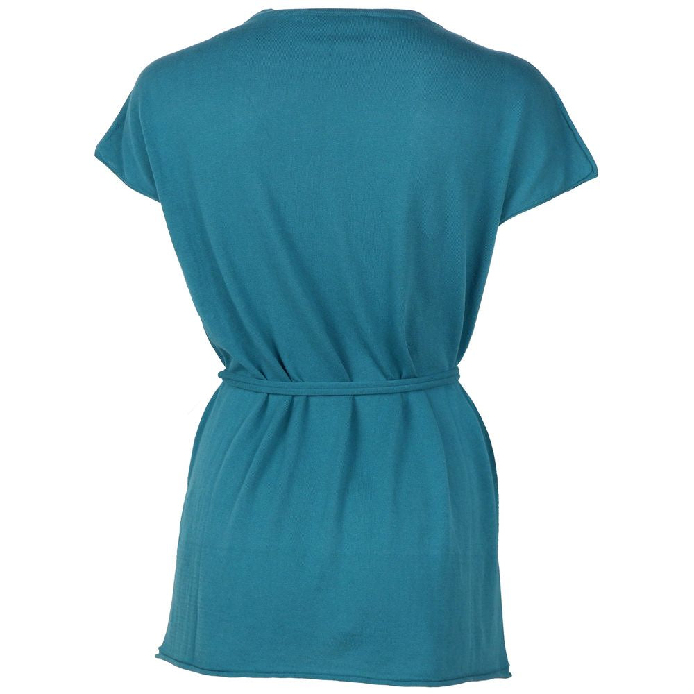 Alpha Studio Green Cotton Dress -   -  Alpha Studio.