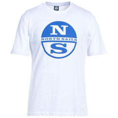 North Sails Crisp White Logo Cotton T-Shirt -   -  North Sails.