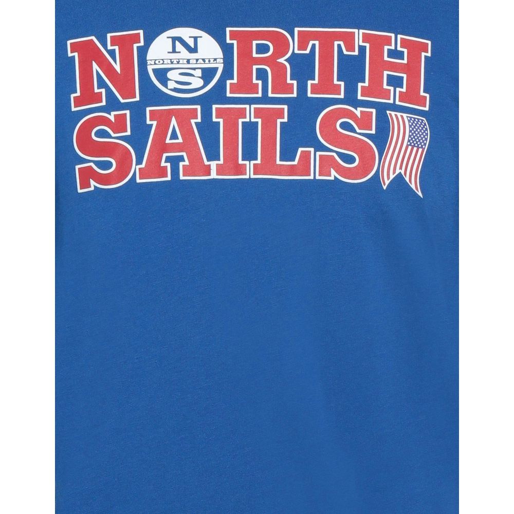 North Sails Light Blue Cotton Men T-Shirt -   -  North Sails.