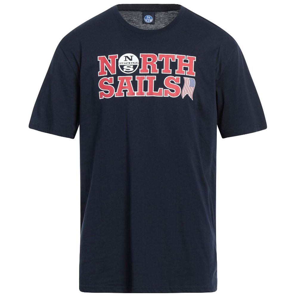 North Sails Nautical Nostalgia Navy Cotton Tee -   -  North Sails.