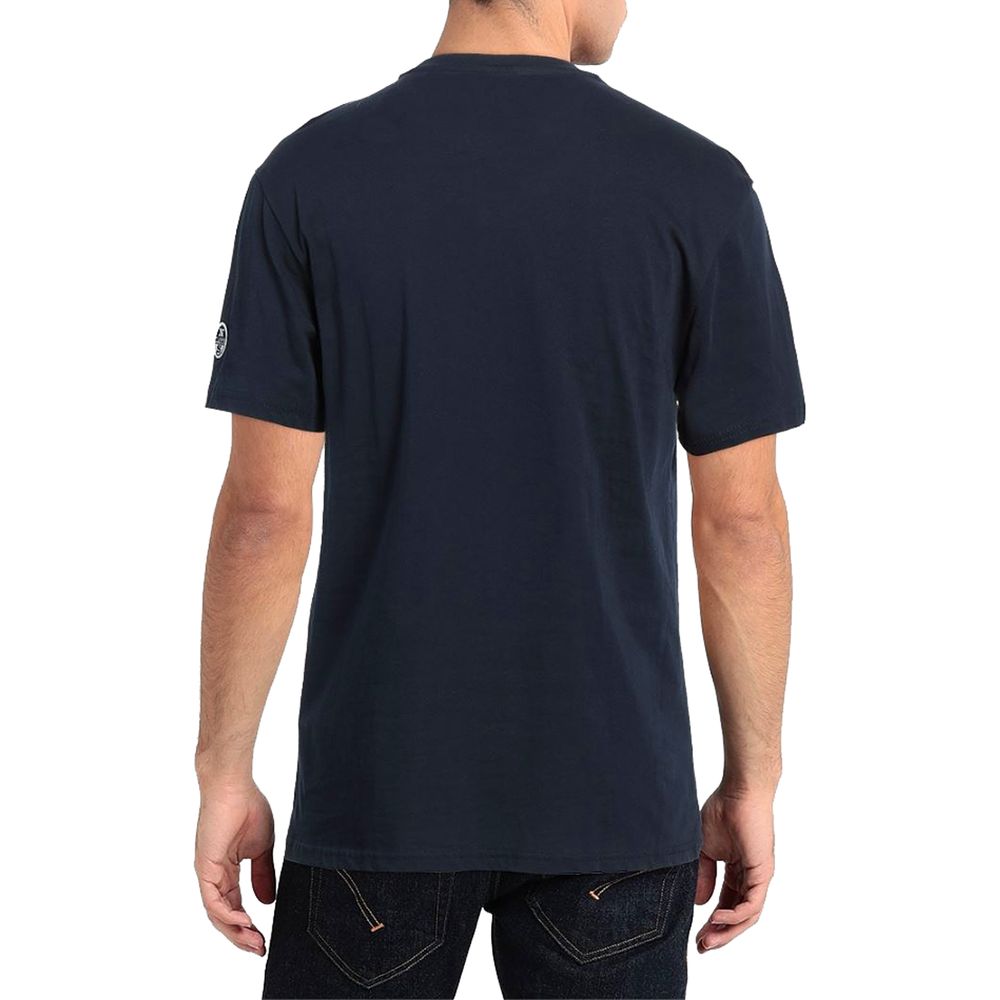 North Sails Nautical Nostalgia Navy Cotton Tee -   -  North Sails.