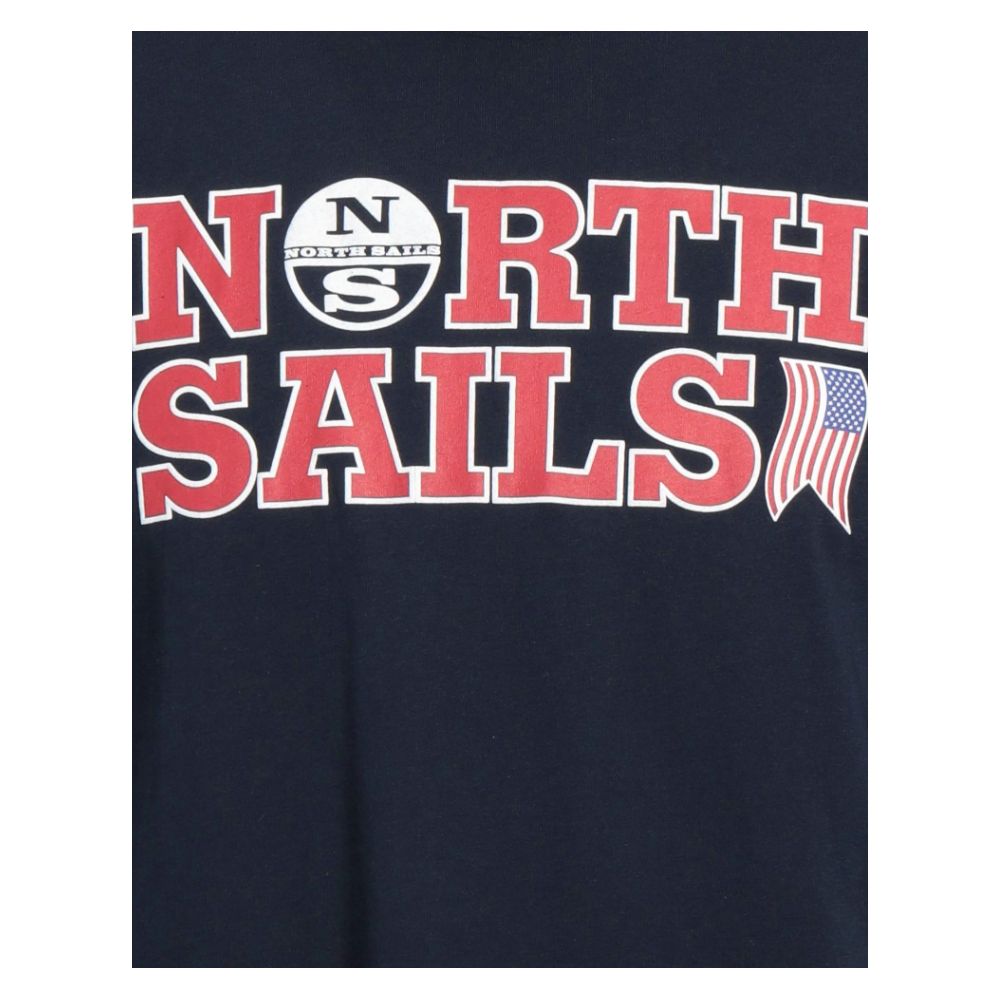 North Sails Nautical Nostalgia Navy Cotton Tee -   -  North Sails.