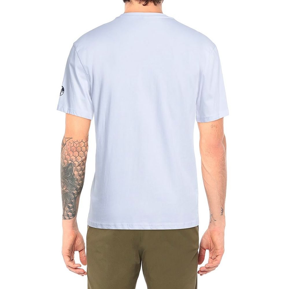 North Sails Pristine White Rubber Logo Tee -   -  North Sails.