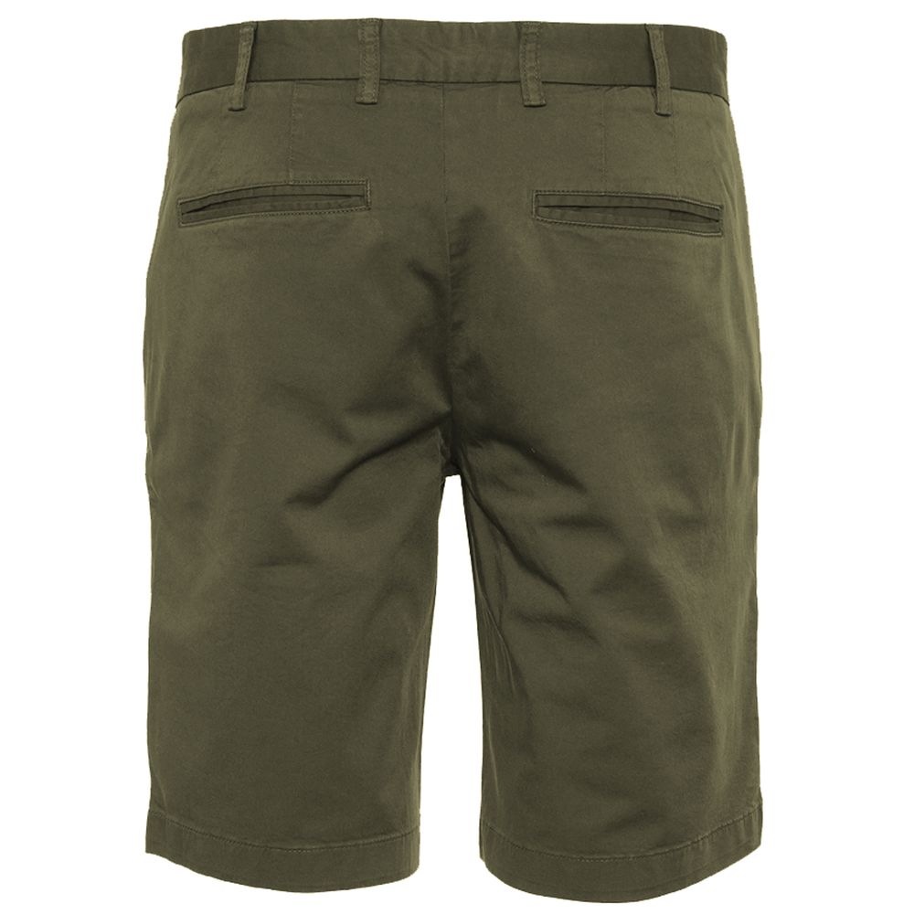 Refrigiwear Elegant Beige Bermuda Shorts with Logo Patch -   -  Refrigiwear.