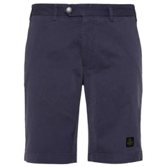 Refrigiwear Elegant Beige Bermuda Shorts with Logo Patch -   -  Refrigiwear.
