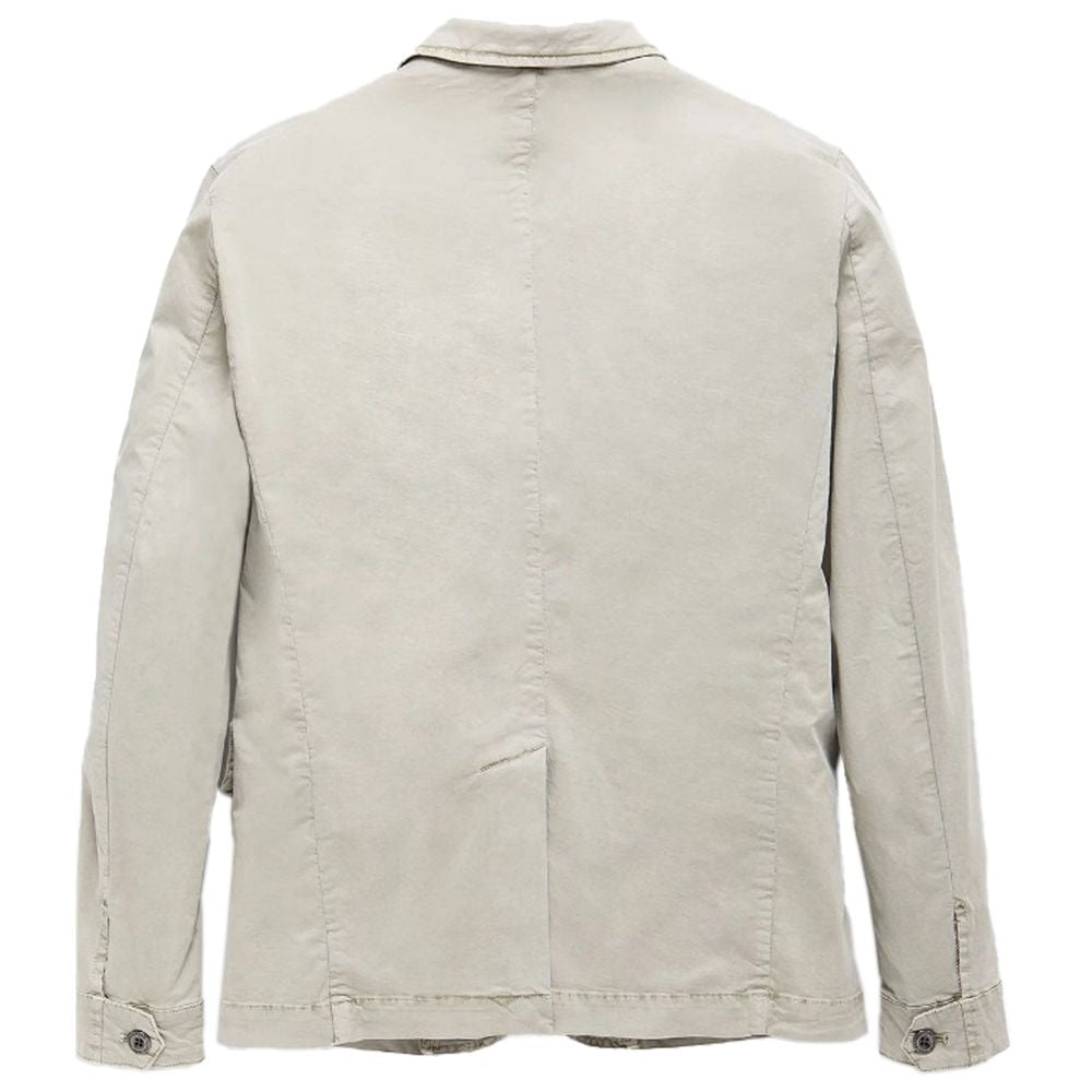 Refrigiwear Sleek Beige Four-Pocket Cotton Jacket -   -  Refrigiwear.