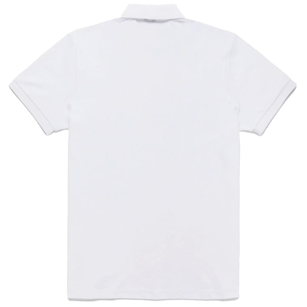 Refrigiwear Elegant White Polo with Embroidered Logo -   -  Refrigiwear.