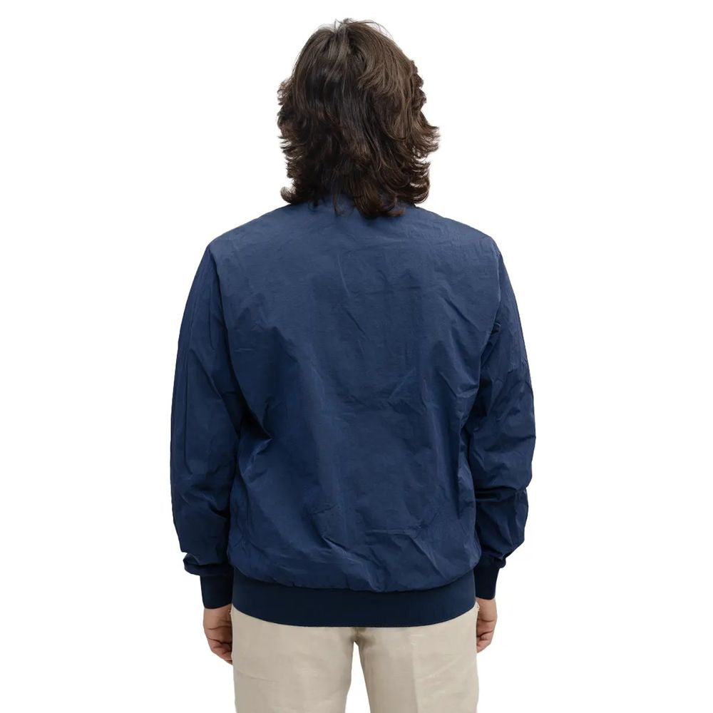 Refrigiwear Elevated Casual Blue Bomber Jacket -   -  Refrigiwear.