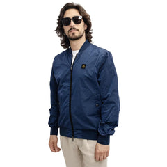 Refrigiwear Elevated Casual Blue Bomber Jacket -   -  Refrigiwear.