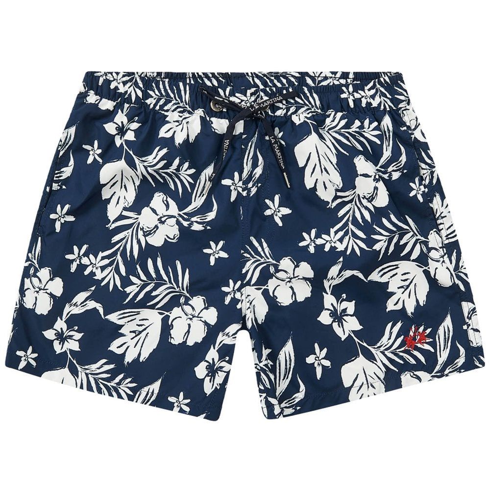 La Martina Blue Polyester Men Swimwear -   -  La Martina.