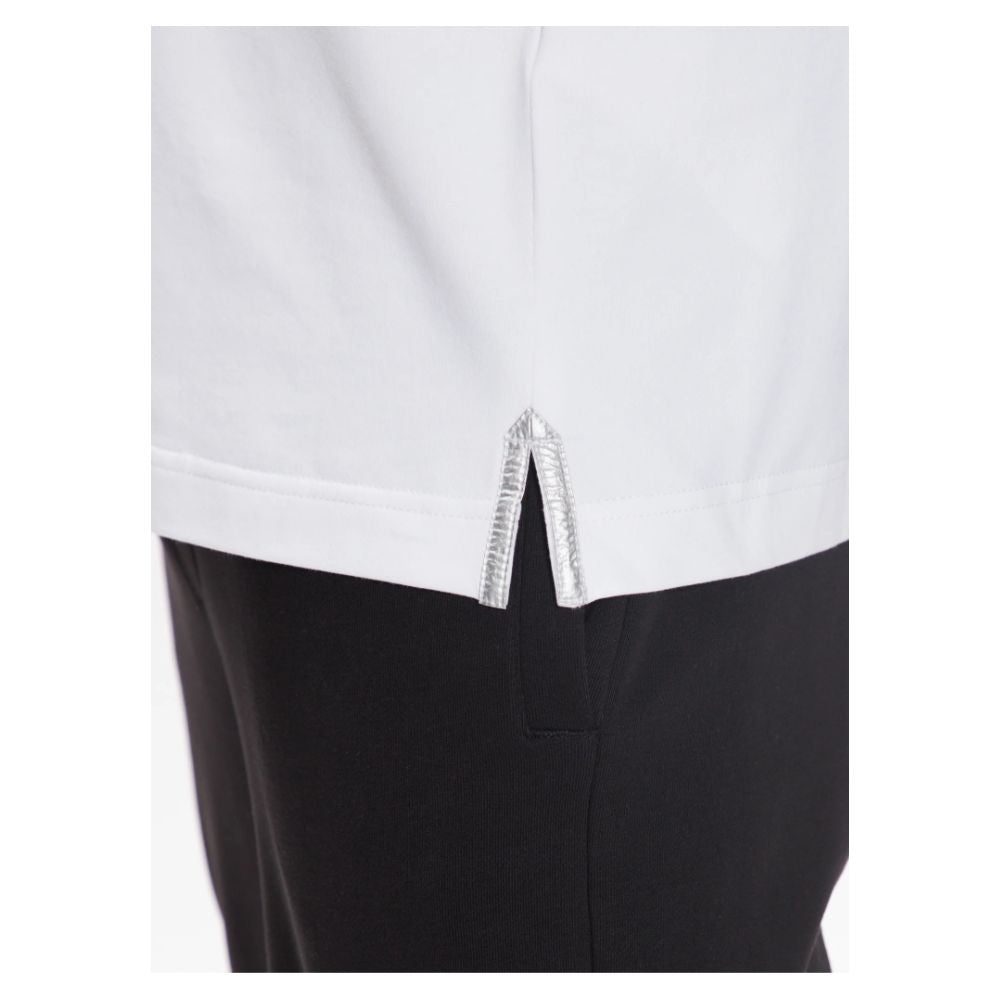 La Martina Elegant Cotton-Blend Polo with Glitter Accent -   -  La Martina.