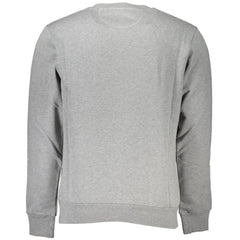 La Martina Gray Cotton Men's Crewneck Sweater -   -  La Martina.