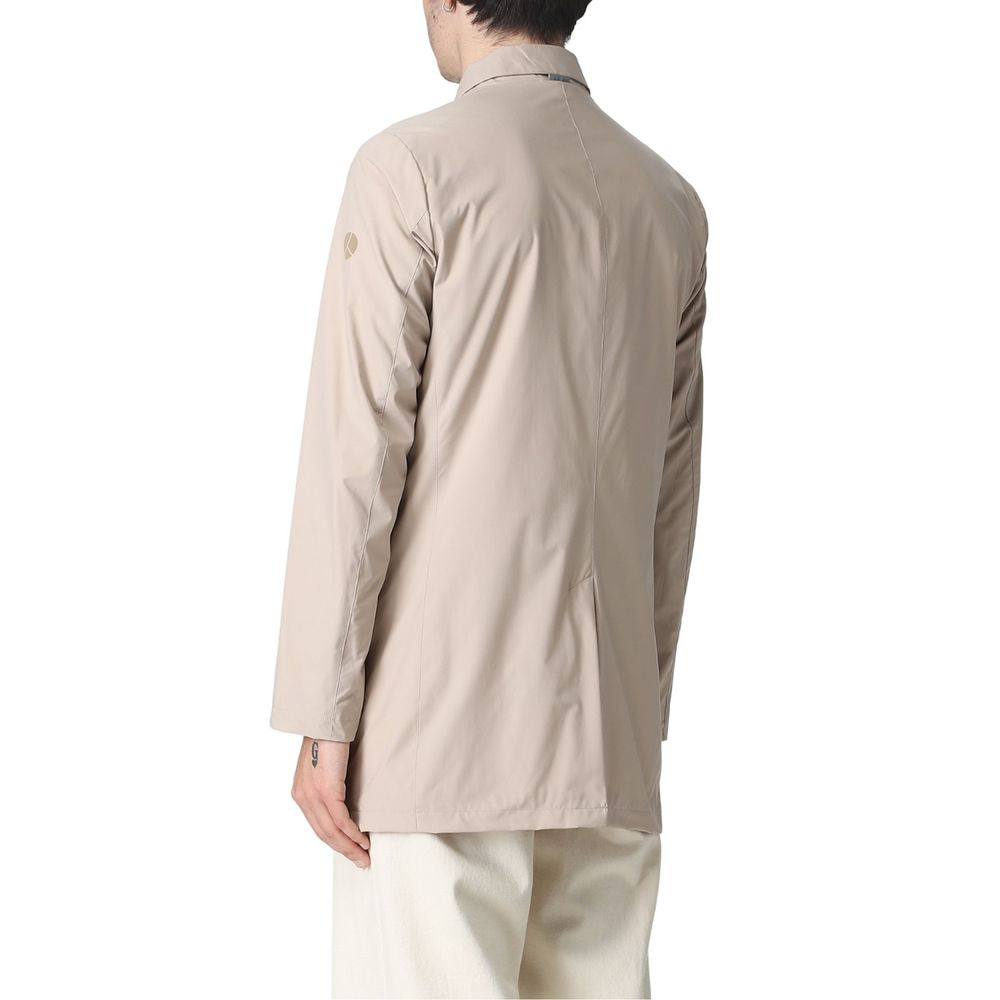 People Of Shibuya Beige Recycled Polyester Men Jacket -   -  People Of Shibuya.