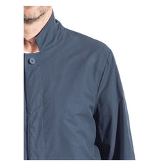 People Of Shibuya Blue Recycled Polyester Men Trench Coat -   -  People Of Shibuya.