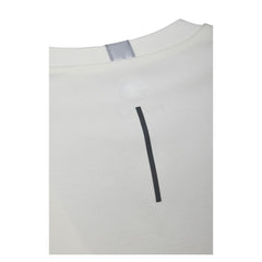 People Of Shibuya Chic White Tech Fabric Crewneck Sweater -   -  People Of Shibuya.