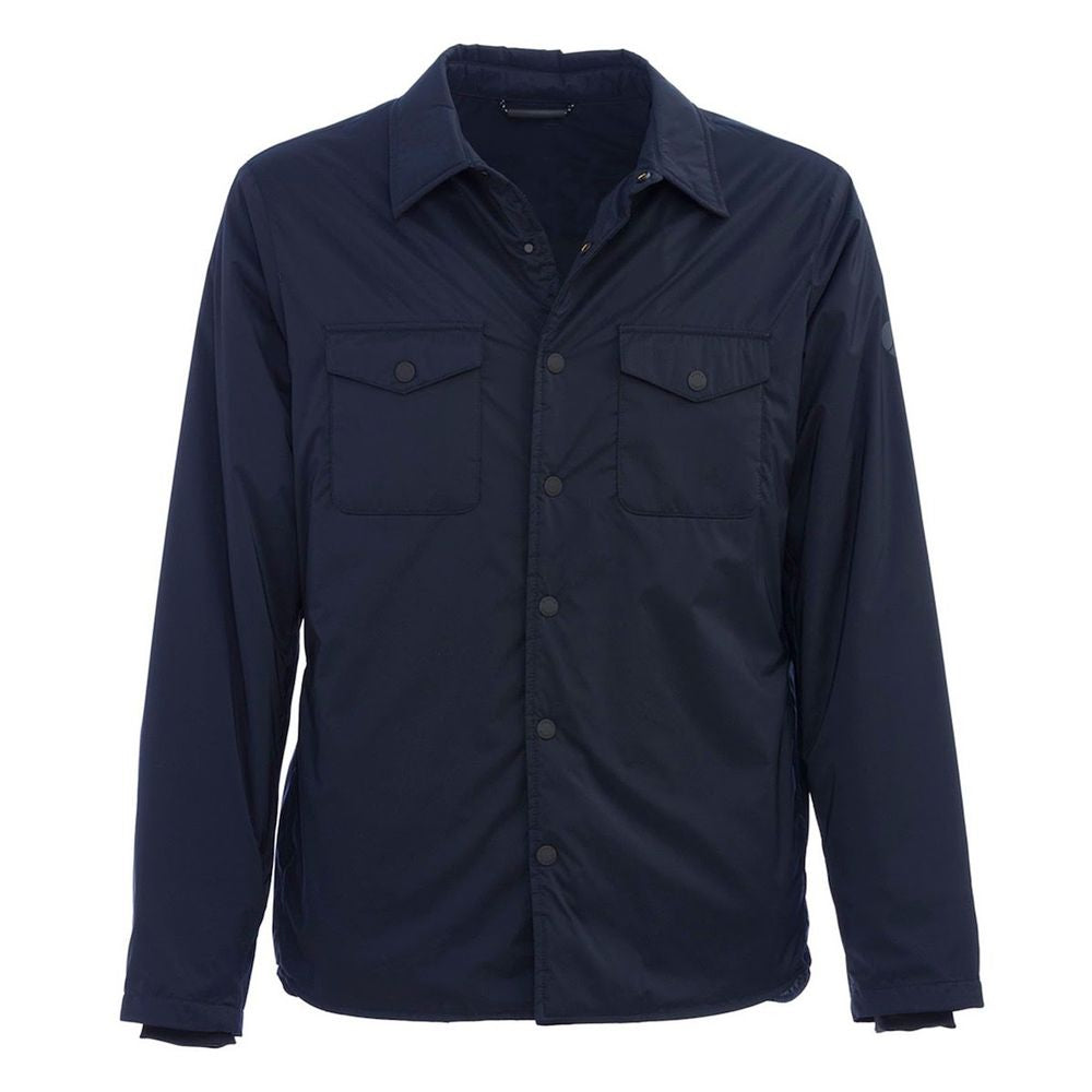 People Of Shibuya Chic Technical Fabric Jacket with Button Closure -   -  People Of Shibuya.