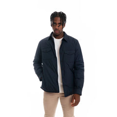 People Of Shibuya Chic Technical Fabric Jacket with Button Closure -   -  People Of Shibuya.