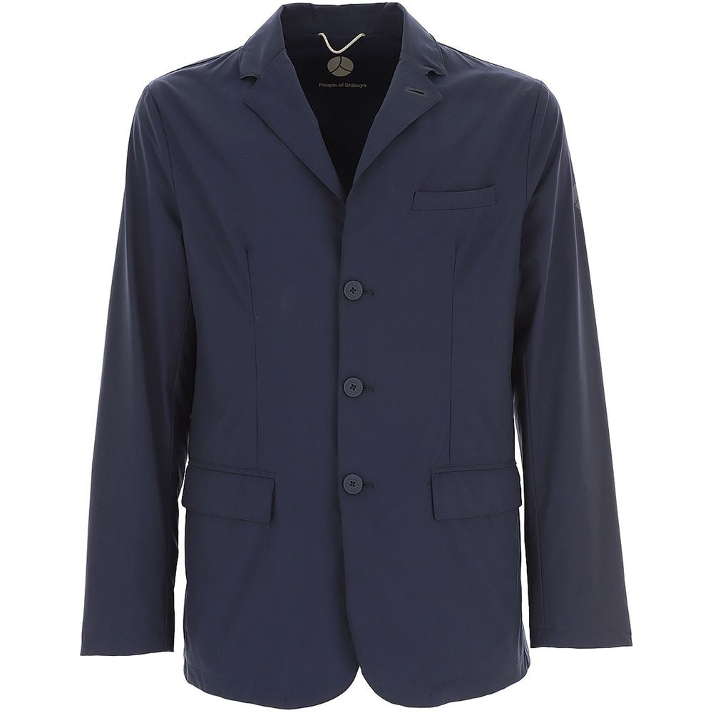 People Of Shibuya Elegant Water-Repellent Blue Jacket -   -  People Of Shibuya.