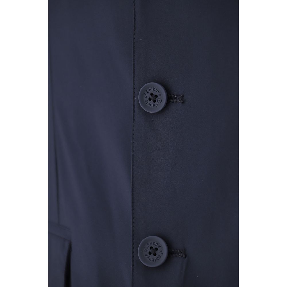 People Of Shibuya Elegant Water-Repellent Blue Jacket -   -  People Of Shibuya.