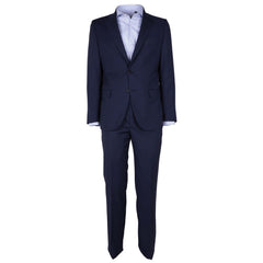 Made in Italy Blue Wool Men Suit -   -  Made in Italy.