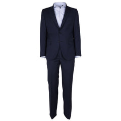Made in Italy Blue Wool Men's Suit -   -  Made in Italy.
