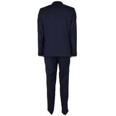 Made in Italy Blue Wool Men's Suit -   -  Made in Italy.